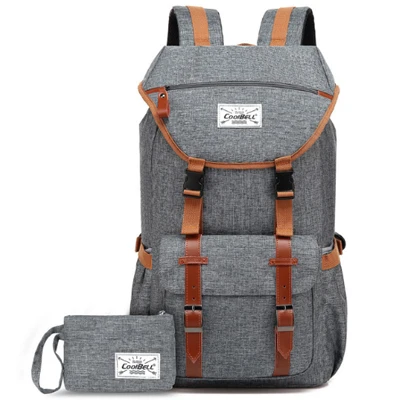 blue gray Многофункциональный рюкзак для Macbook Air 15 15,6 17,3 сумка для ноутбука lenovo ASUS hp Xiaomi Dell Мужская Женская дорожная сумка через плечо - Цвет: blue gray