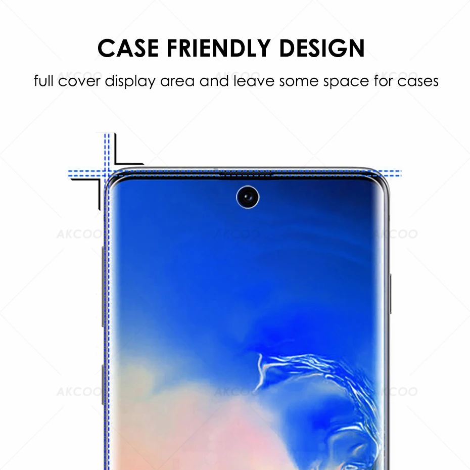 20D изогнутая Защитная пленка для экрана Note 10 с разблокировкой отпечатков пальцев УФ-пленка для экрана samsung Galaxy S8 9 10 Plus Note 8 9 Pro 5G