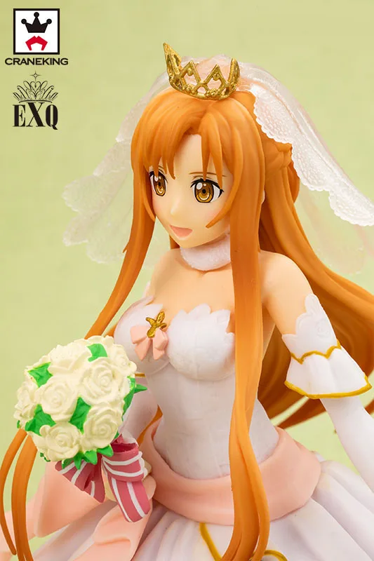 100% оригинальная коллекция Banpresto EXQ фигурка-Асуна свадебная вуаль стиль от &quotSword Art