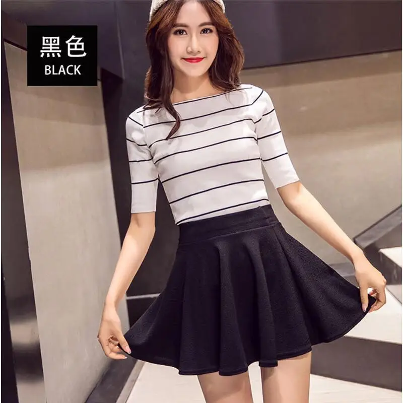 2018 летние модные Свободные юбка Женщины Большие размеры Высокая талия