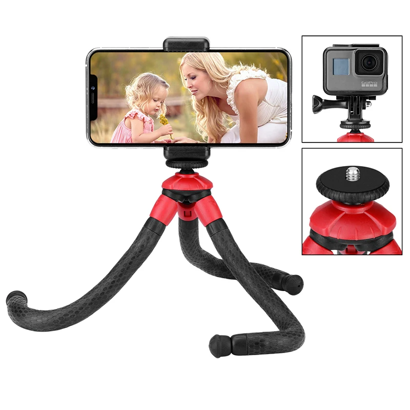 Мини-штатив для телефона Flexbible с держателем планшет Осьминог штатив Gopro DSLR iphone Xs Max