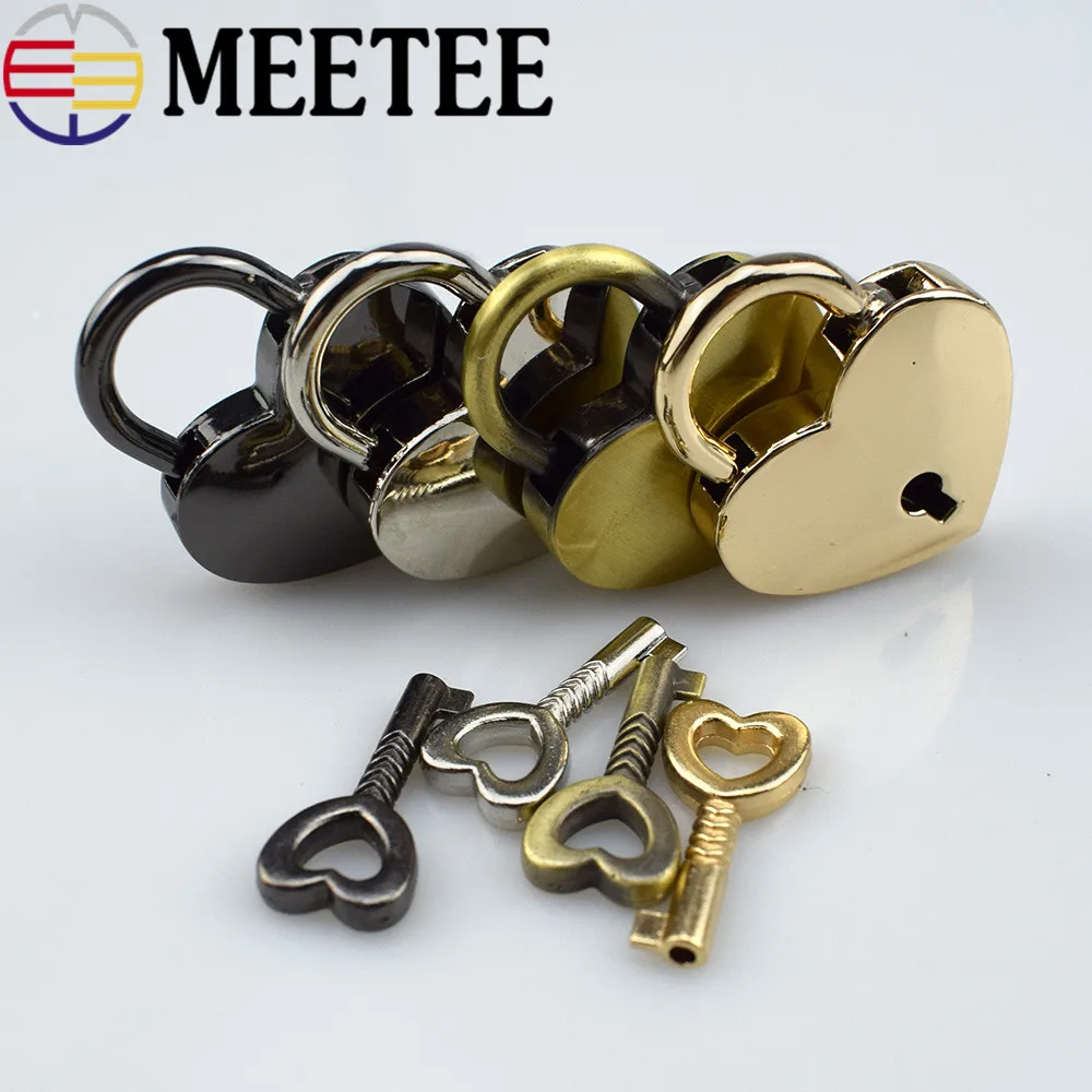 Meetee 1 комплект(3 шт.) металлический замок для сумки пряжки комбинированная застежка замок Сделай Сам багажная сумка кошелек Кожа ремесло фурнитура Аксессуары BD453