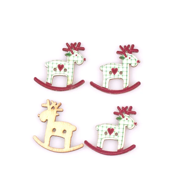 Пуговицы с животным рисунком для одежды 25 шт. 2 отверстия скрапбукинга и