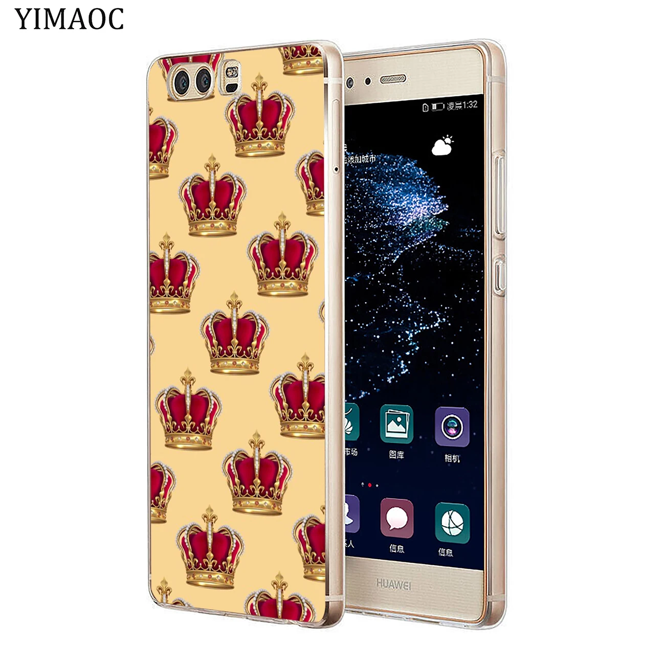 Мягкий силиконовый чехол для телефона YIMAOC с рисунком Аниме принцессы из ТПУ Huawei