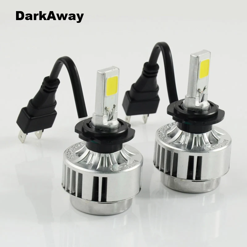 1 комплект Автомобильные светодиодные лампы H7 H1 H8 H9 9005 HB3 HB4 9006 H11|h7 led|bulb diyh7 headlamp bulb |