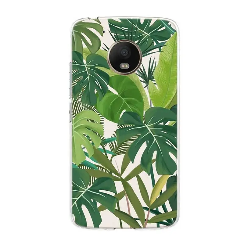 Flower Leaf Silicone Hull Shell Back Case For Motorola MOTO G5 G5S G6 E4 E5 Plus G4 Play Riverdale Cover |