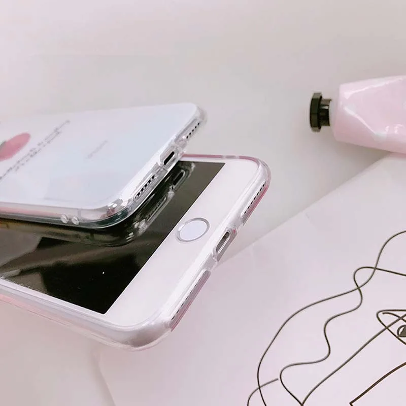 JIBAN фрукты персик розовый чехол для телефона iphone 8 задняя крышка прекрасные