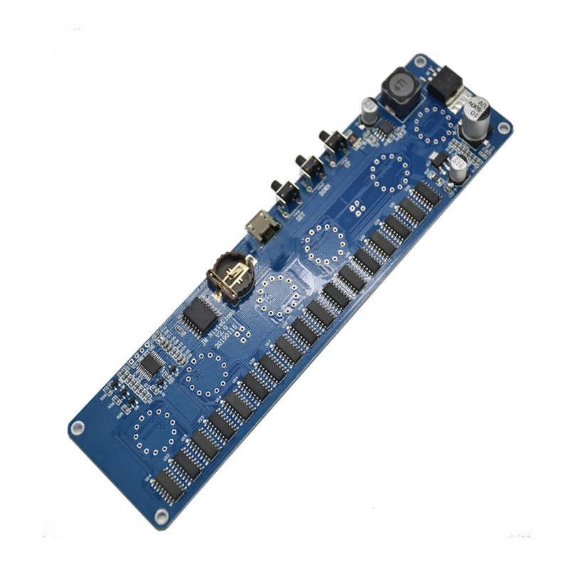 Diy In14 In4 Nixie трубки часы цифровые светодиодные подарок монтажная плата комплект