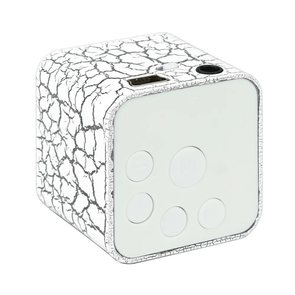 Новинка, 1 шт., мини USB Пластиковый MP3 плеер, супер маленький объем, поддержка 32 ГБ, Micro SD, TF карта, подсветка, музыка, медиа, дрошиппинг, 10jul 19 - Цвет: Белый