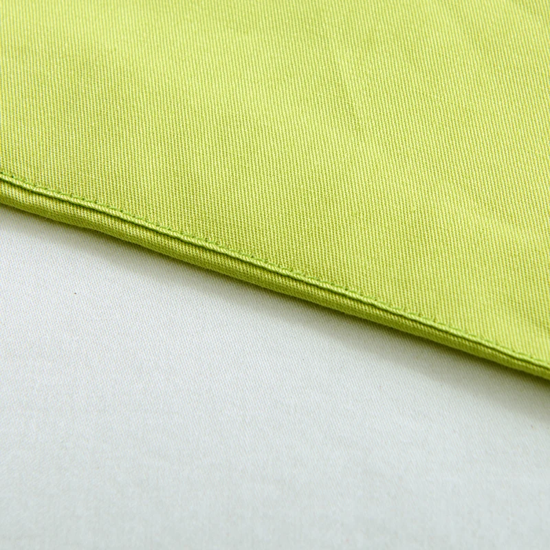 Высокое качество изумрудно-зеленый сплошной цвет пасторальный стиль полиэстер