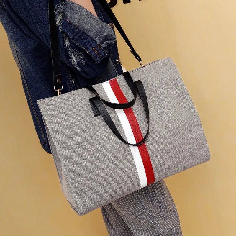 Холст Женщины Повседневная Tote Дизайнер Большие Сумки Мешок Моды сумки Новые
