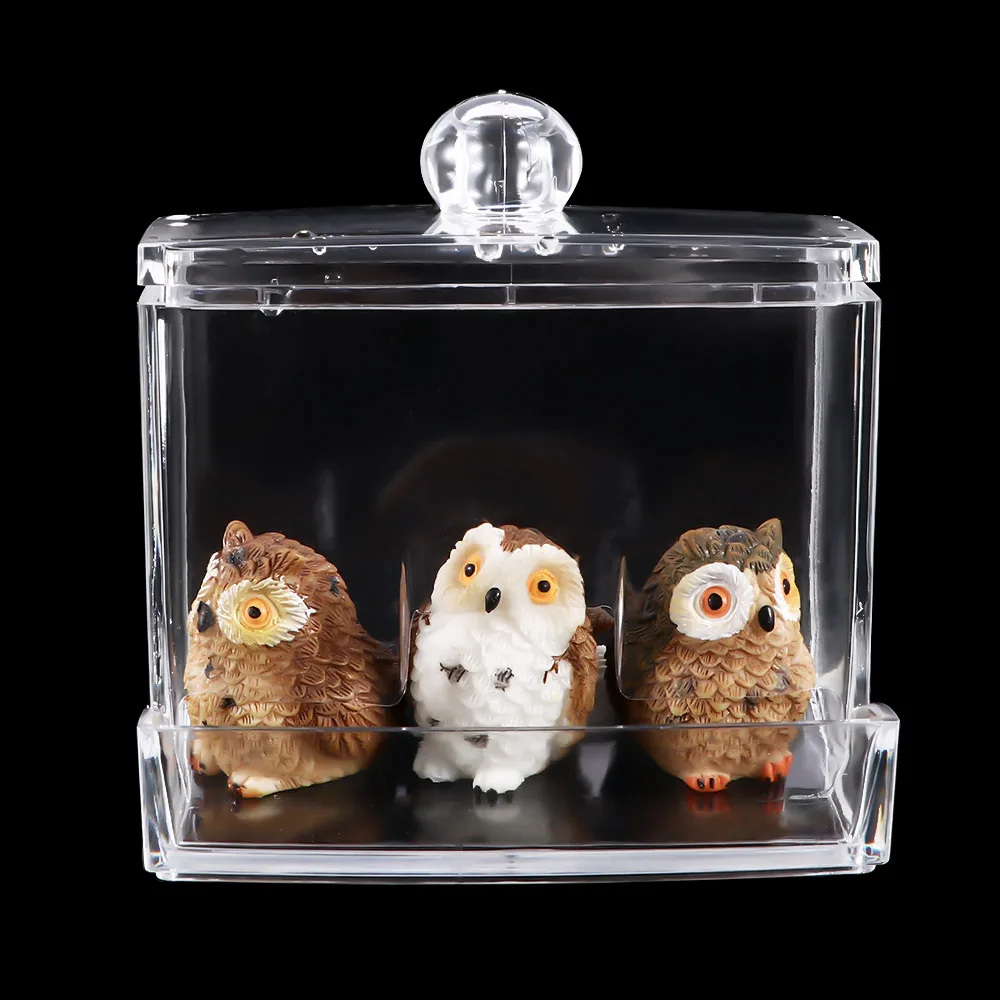 1 шт. прозрачный акриловый Органайзер держатель для макияжа коробка хранения