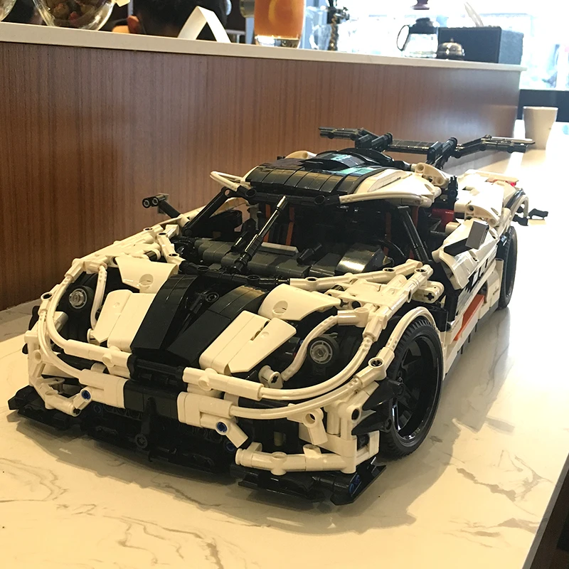 Технический автомобиль Lepining 23002 игрушки совместимые с MOC 10574 Koenigseggs одна модель