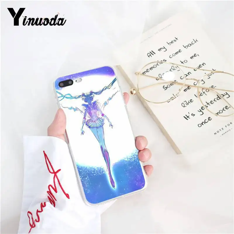 Yinuoda розовый японский аниме каваи Сейлор Мун чехол для телефона для iPhoneX XSMAX 6 6s 7 7plus 8 8Plus 5 5S SE XR 10 11 11pro 11promax