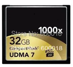 Мощность компактные флэш-cf UDMA 7 карты памяти 1000 X 32 ГБ 64 128 док для цифровых камер DVR
