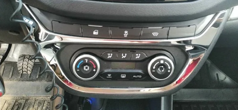 stainless steel interior front dash panel console decorative molding cover trim for Lada Vesta sedan universal sport SW Cross