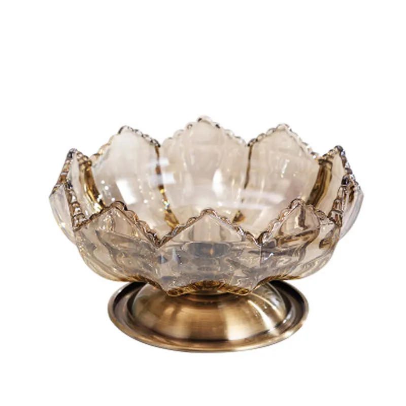 Классическая прозрачная Хрустальная пепельница украшение для гостиной