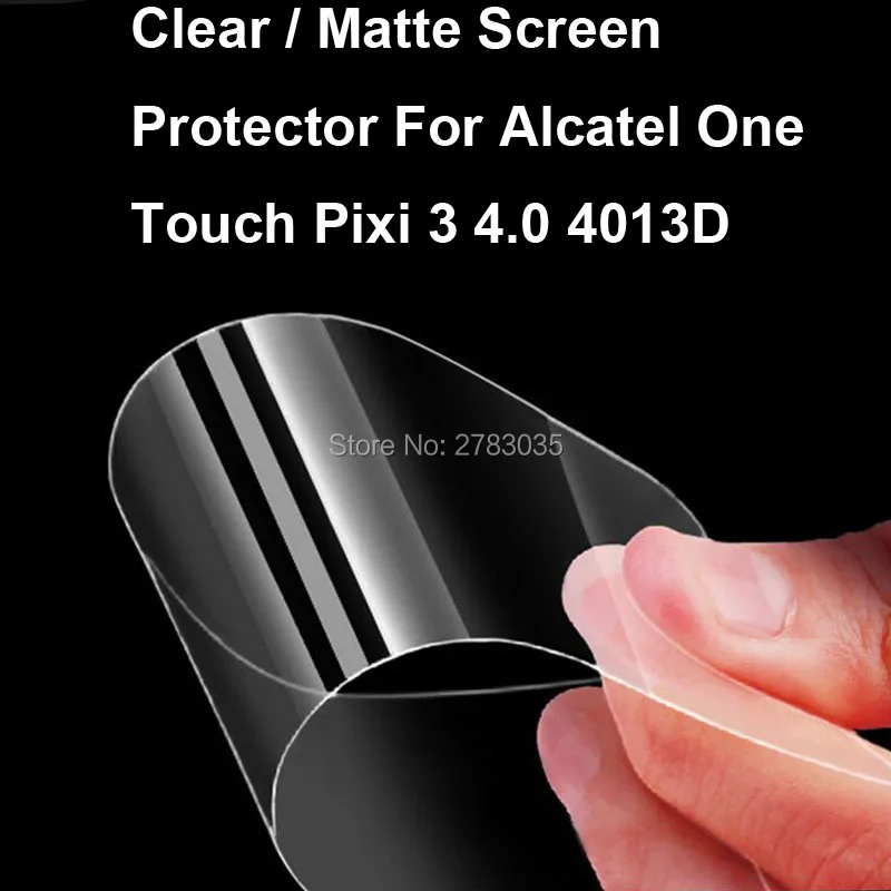 Новый HD прозрачный/антибликовый матовый протектор экрана для Alcatel One Touch Pixi 3 4 0 4013D