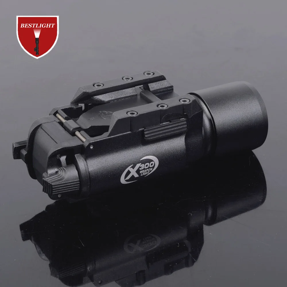 Фото Тактический X300 светодиодный светильник для оружия пистолет Lanterna страйкбол