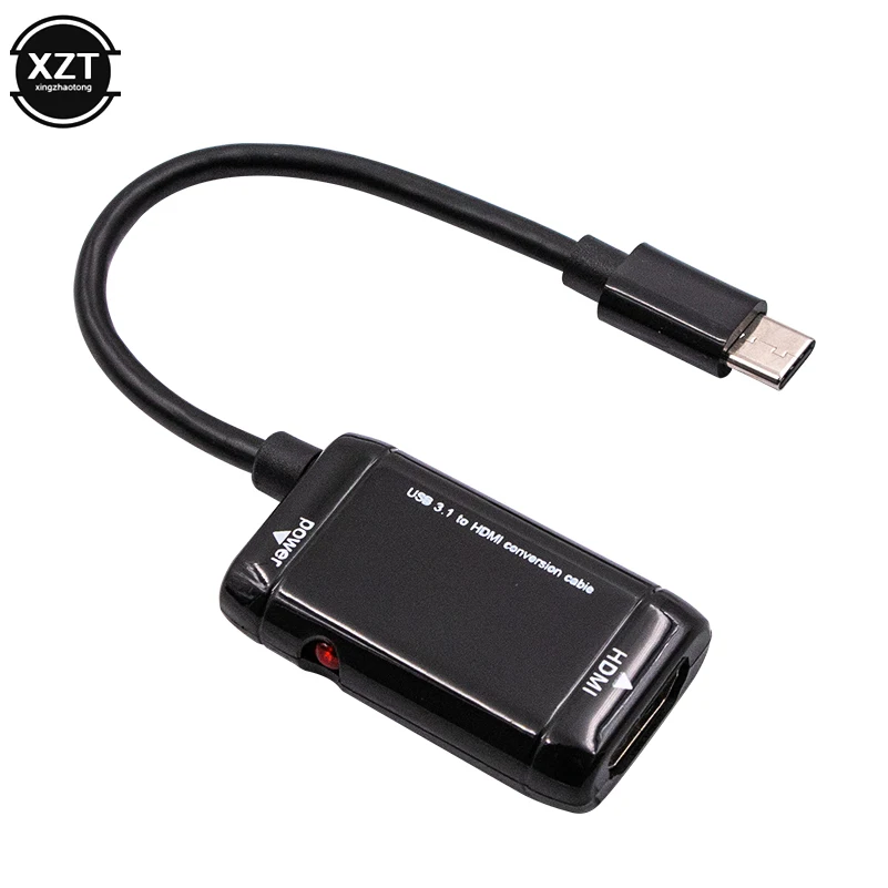 Разветвитель с USB 3 1 на HDMI MHL функциональный разъем типа C Папа мама только для