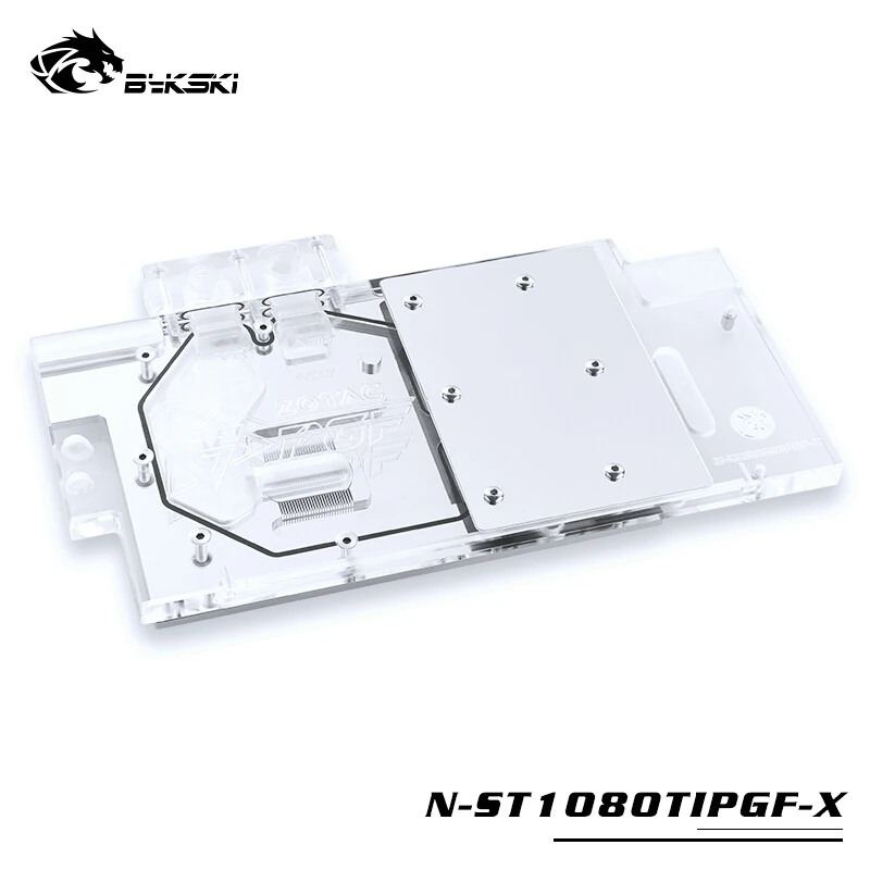 Водяной блок BYKSKI для ZOTAC GTX1080Ti-11GD5X PGF Player Power OC/GTX1070TI/1070 полноразмерная Графическая