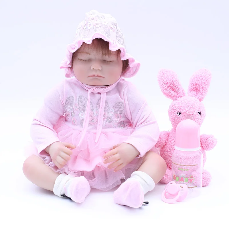 20inch sleeping Adora fashion Lifelike Reborn Baby Dolls for Vinyl Silicone Doll baby boneca menina silicone realista | Игрушки и хобби