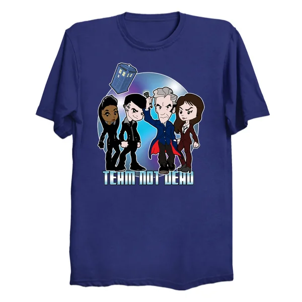 Мужская футболка с принтом хлопковая Футболка Team Not Dead круглым вырезом коротким