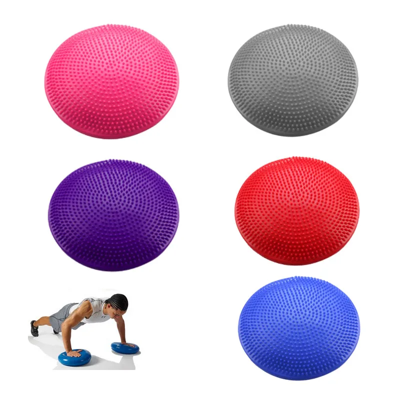 

NEW YOGA STABILITY BALANCE BOARD GYM EXERCISE WOBBLE ANKLE KNEE AIR CUSHION PAD