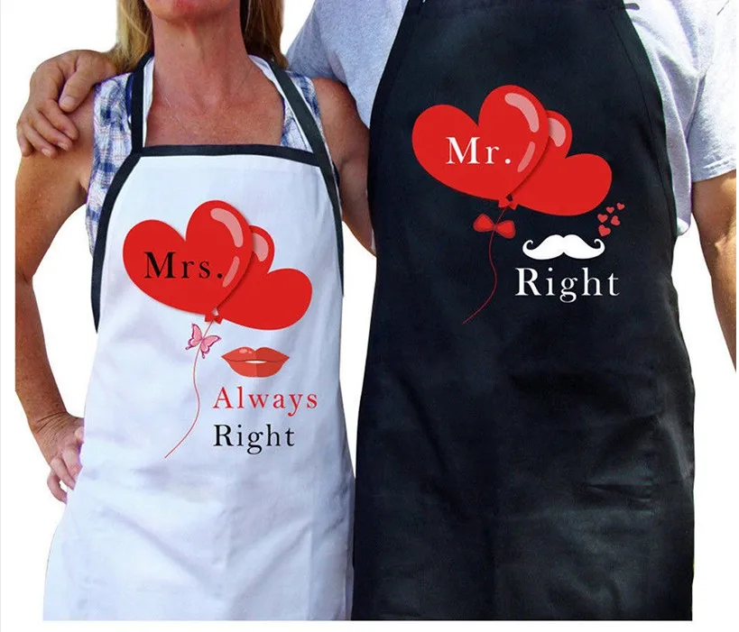 Hot sale 52*72cm polyester fabric men's and women's wedding apron ornaments Christmas decoration pendant Party Gifts | Дом и сад