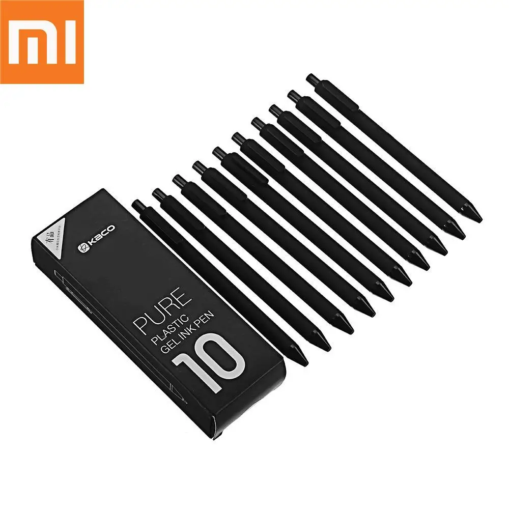 Оригинальный Xiaomi Mijia KACO 0 5 мм Подпись P E N Gal чернила Гладкие письма прочный Черный
