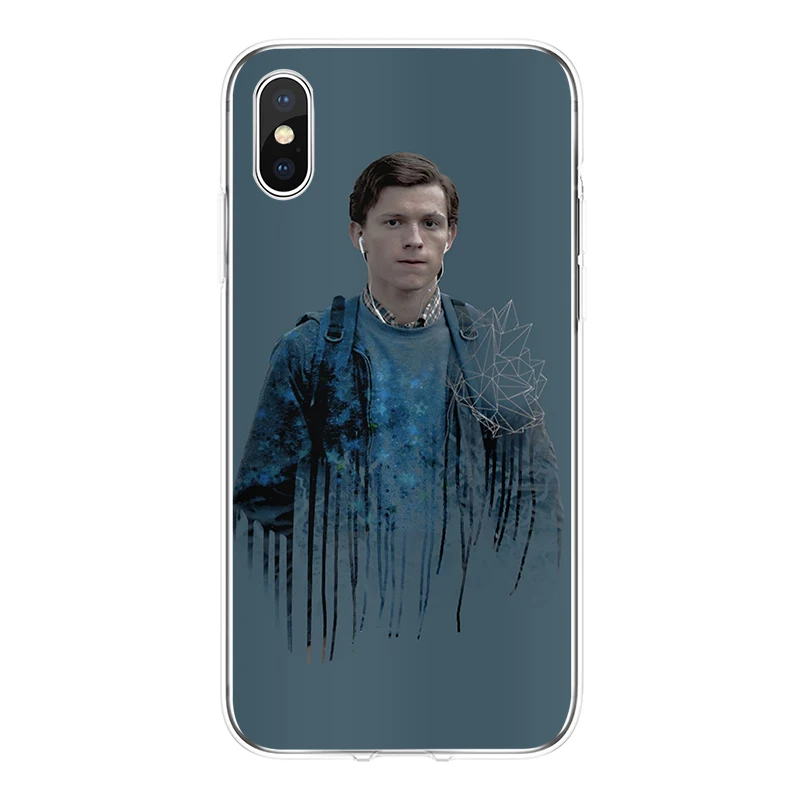 Marvel Spider Man том Холланд для iPhone XS Max чехлы телефонов высококачественные