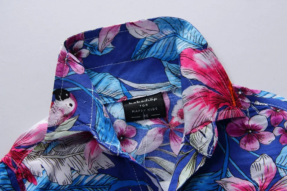 Гавайская рубашка для мальчиков 100% хлопок T1504|shirts for boys|aloha shirthawaiian shirts boys |