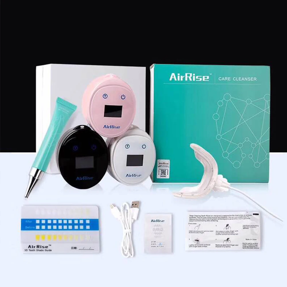 1 Набор светодиодных семейных мини зубов отбеливание очиститель отбеливающий