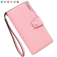 high quality new fashion women wallet leather brand wallets women wholesale lady purse high capacity clutch bag for women gift