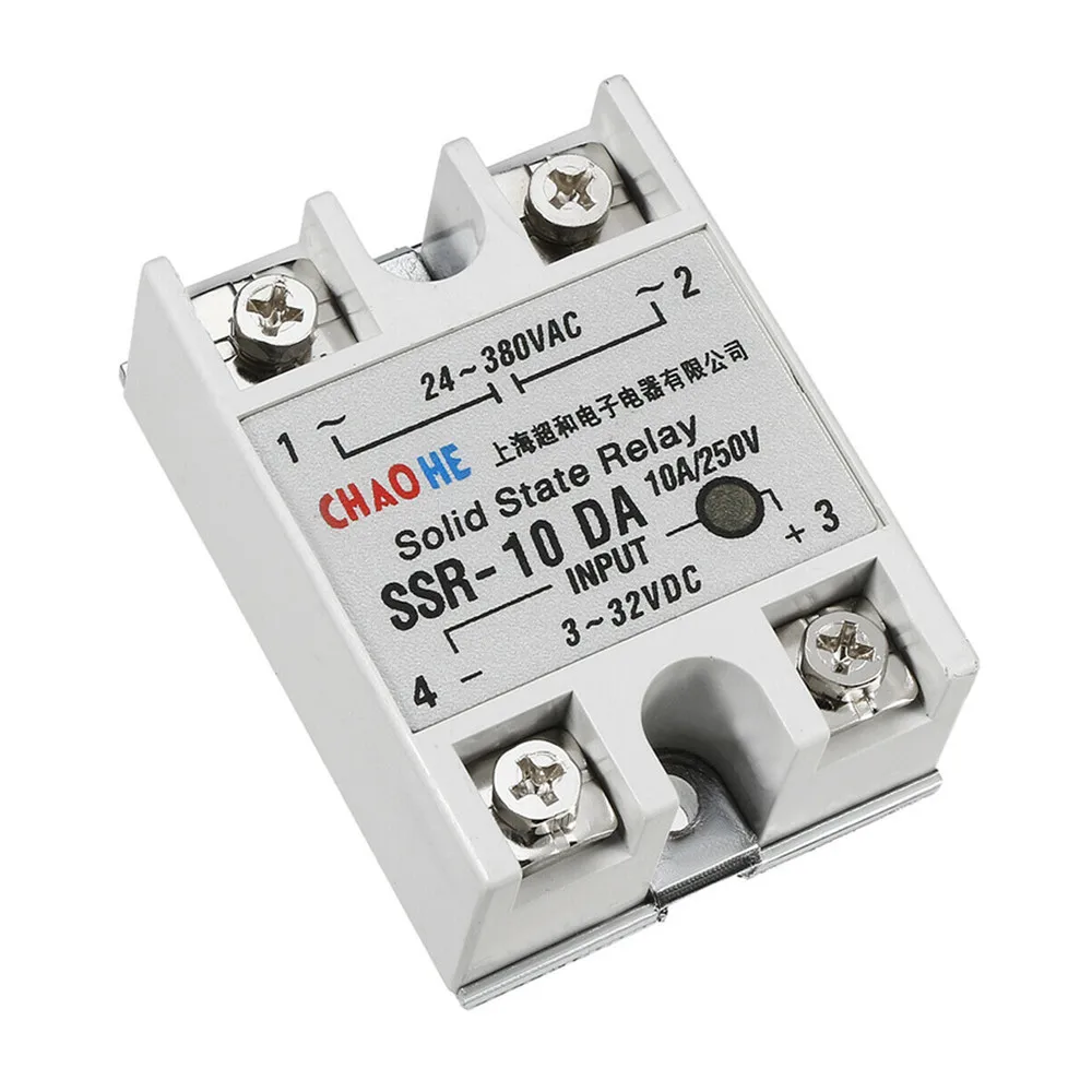 Твердотельные реле SSR-10DA SSR-25DA SSR-40DA 10A 25A 40A на самом деле 3-32 В постоянного тока в
