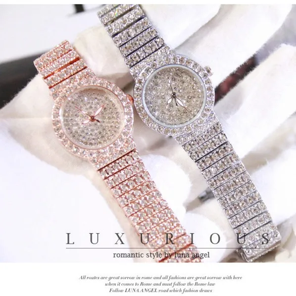 Новинка 2018 роскошные женские часы браслет модные со стразами ювелирные изделия с