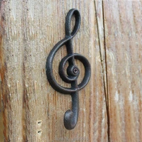cast iron music note wall hook