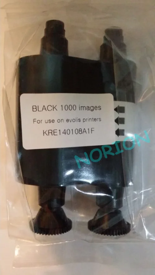 10 рулонов совместимых Evolis Ribbon R2011 Black 1000 изображений сделанных в корее для Pebble 4