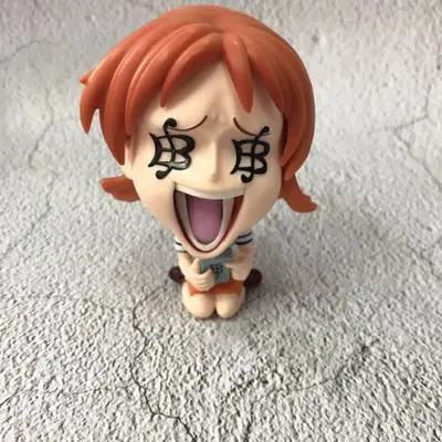 

9cm One Piece Nami Count money Action figure toys doll Christmas gift with box