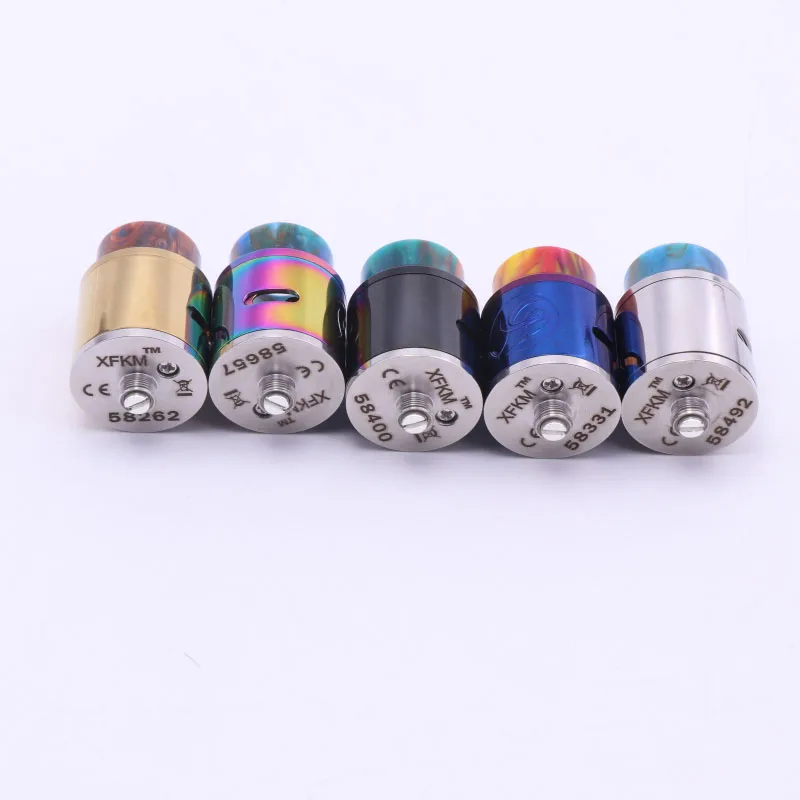 XFKM RDA S атомайзер с регулируемым воздушным потоком 24 мм полимерный дрип-тип супер