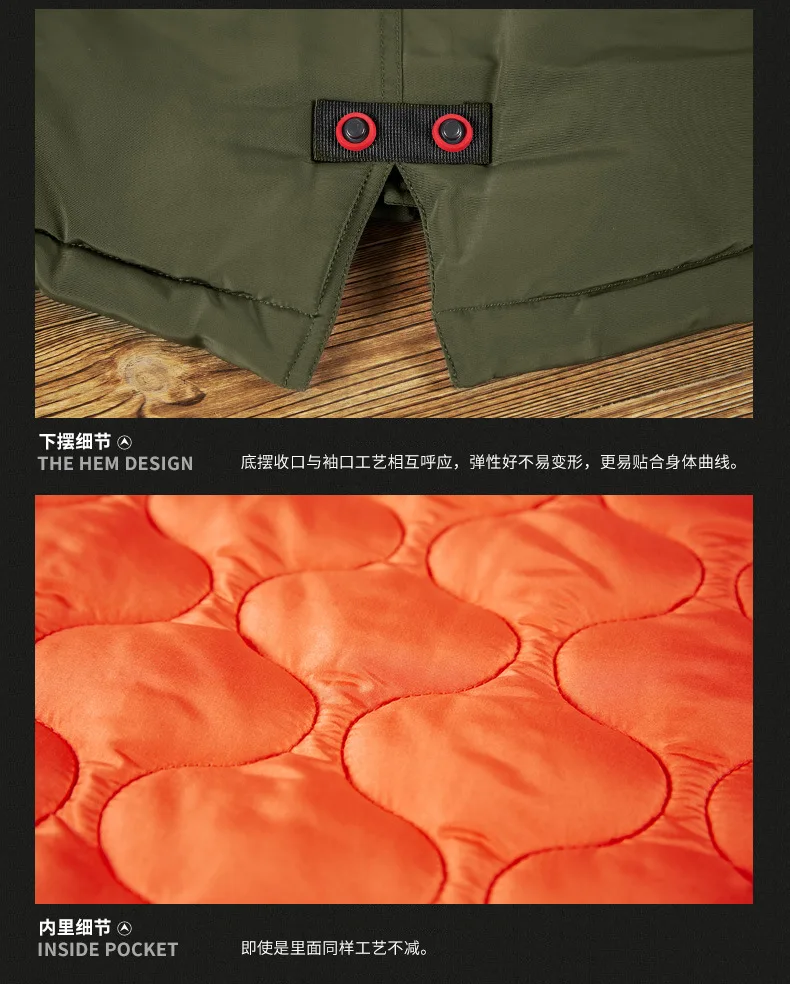 2017 Для мужчин S Мех животных воротник теплая Куртка парка зима толстый длинный