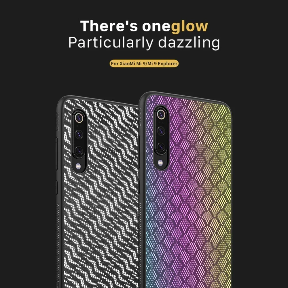 Для Xiaomi mi 9 чехол NILLKIN тканая полиэфирная сетка Светоотражающая защитная задняя крышка чехол для Xiaomi mi 9 mi 9 Explorer