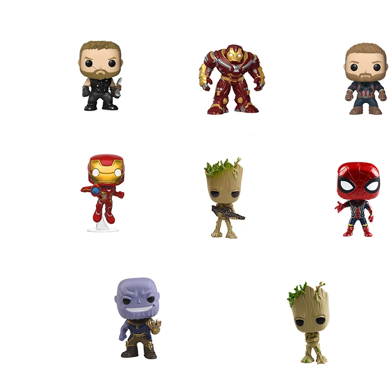 Экшн фигурки из ПВХ Funko Avengers3: война бесконечности танос халкбюст персонажи Marvel