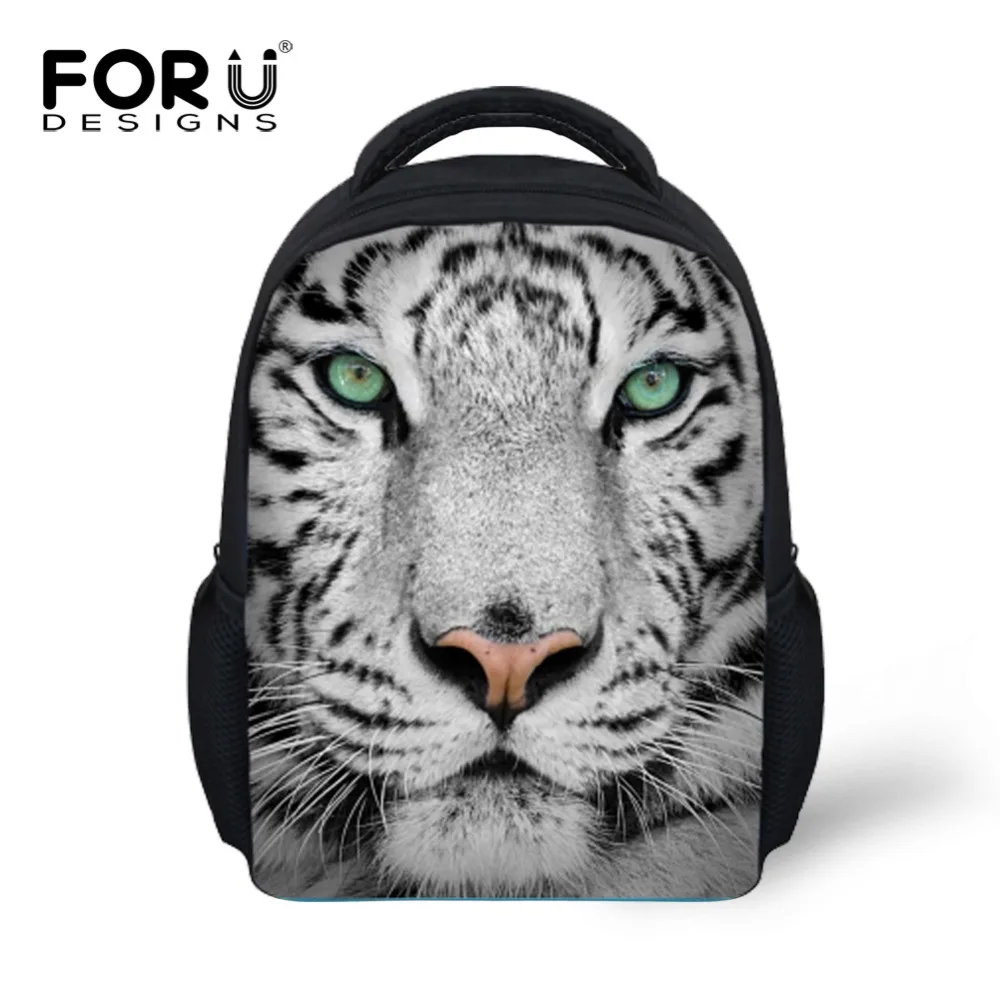 Детский Школьный рюкзак с принтом головы тигра 12 дюймов|tiger head backpack|head backpackbackpack 3d |