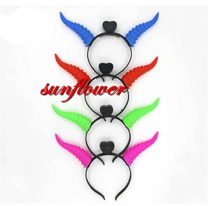 

10pcs LED Light Devil Horns Headband Party Costume Rave Party Glow Party Decoration led party home decor birthday