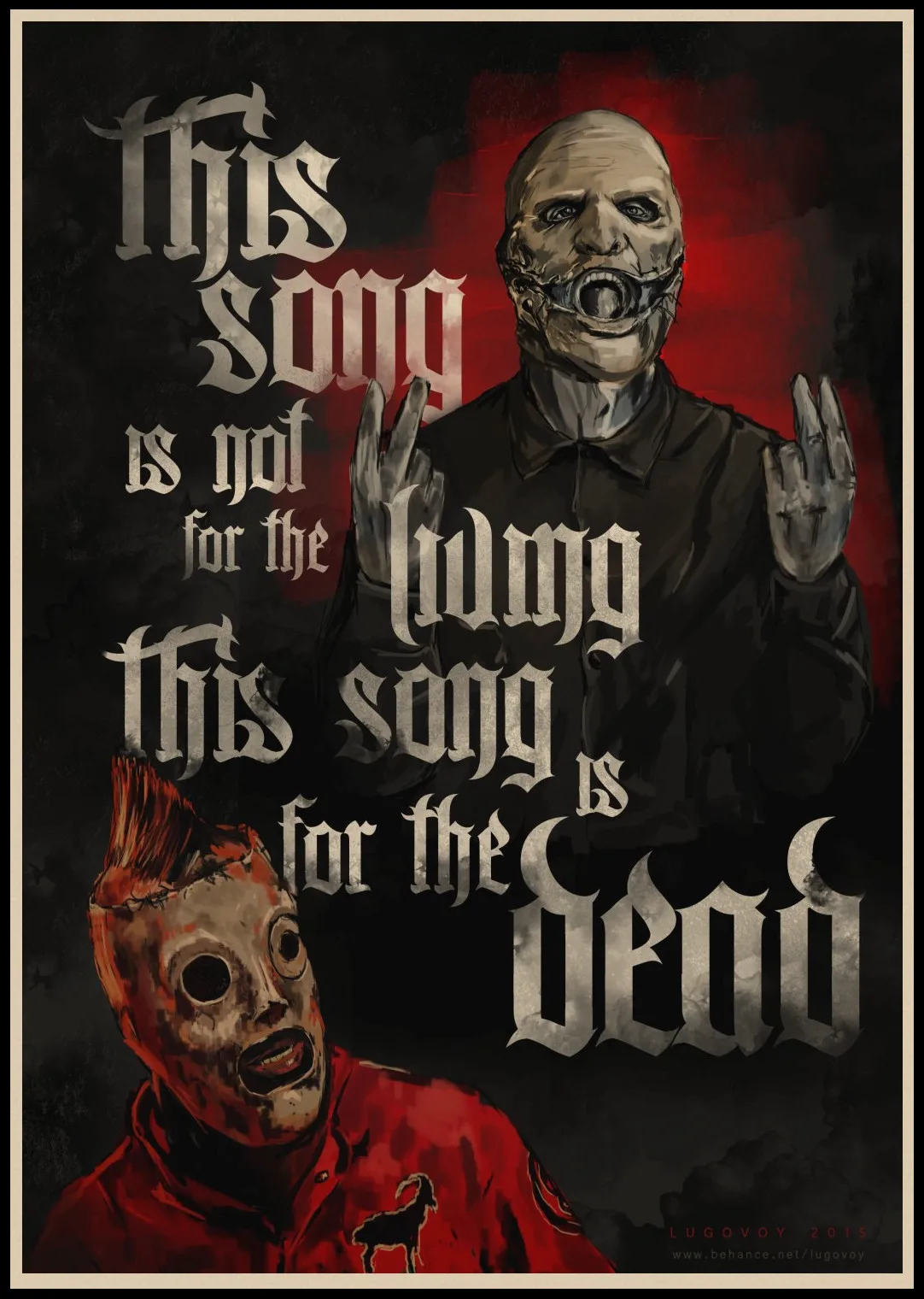 Slipknot тяжелый металл плакат Рок-Группа крафт-бумага плакаты Бар плакат наклейки на стену Ретро плакат декоративной живописи A1