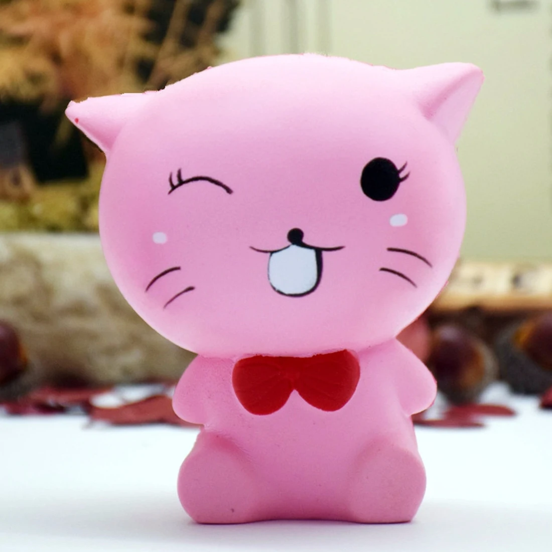 Etmakit большой Jumbo милый кавайный котик мягкий Squeeze Squishi Squshy игрушка медленно поднимается для взрослых снимает стресс тревога украшение
