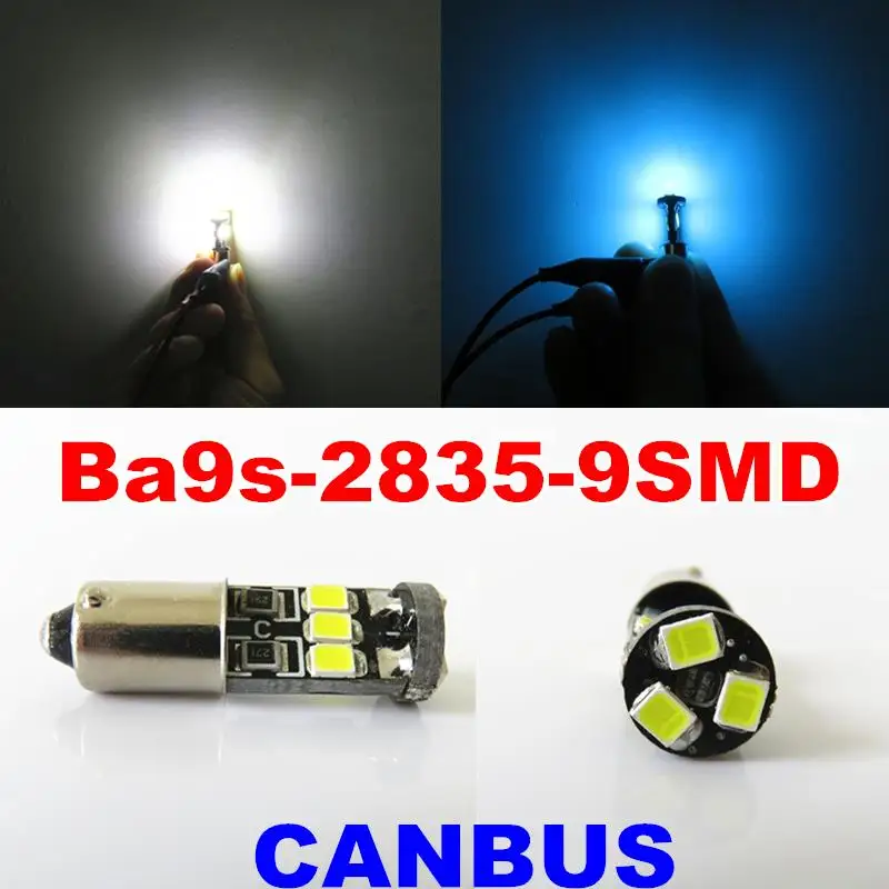 WLJH 4x Canbus Led BA9S T4W LED для Samsung Chip 2835 SMD H6W 12V лампа авто лампы Внутренние индикаторы