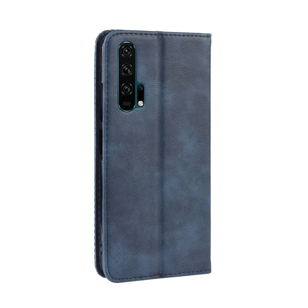 Роскошный тонкий кожаный флип-чехол в стиле ретро для huawei Honor 20 Pro, чехол YAL-L41, кошелек, подставка для карт, Магнитный чехол-книжка, чехол для телефона