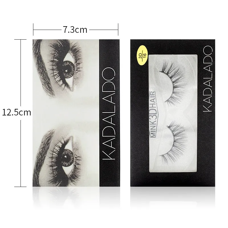 Kadalado 3d норковые натуральные накладные ресницы длинные для макияжа наращивания
